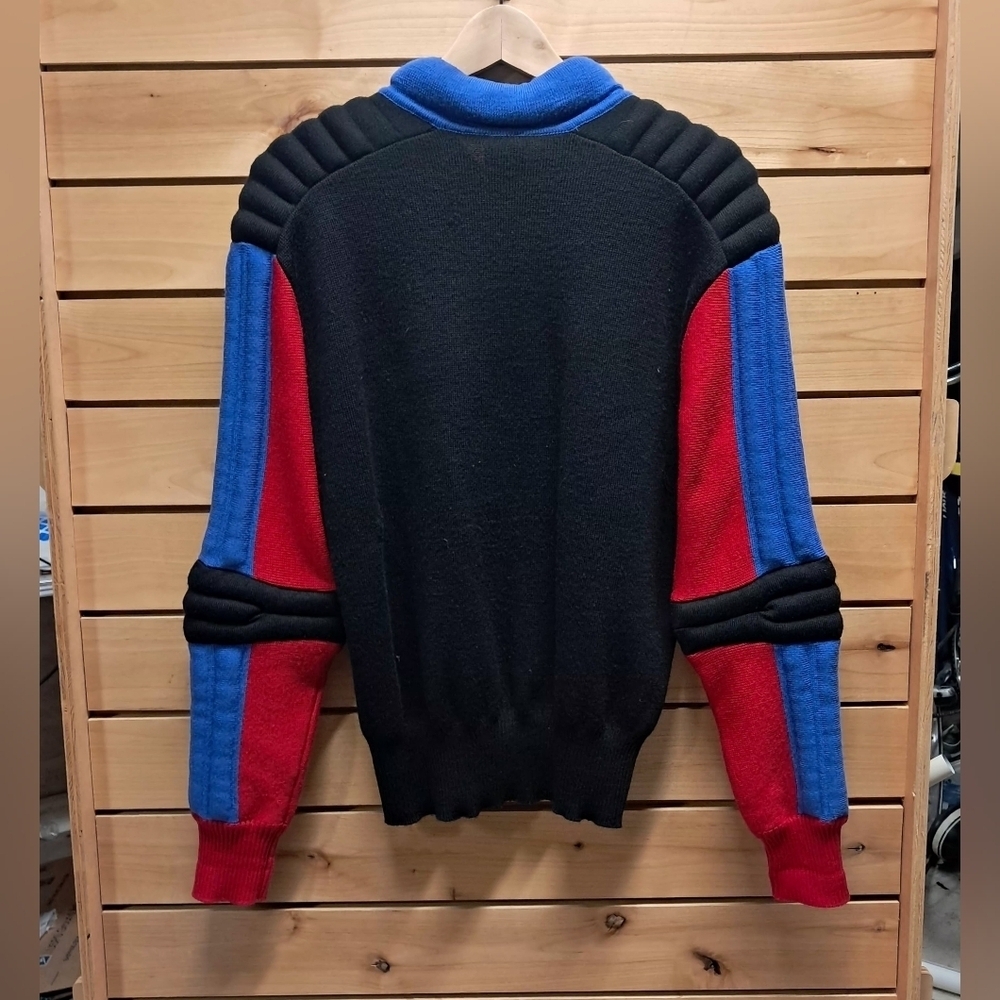 Vintage 100% Wool Peregrine Colorblock Sweater - Picture 2 of 5